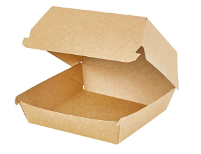 Коробка для гамбургера 113х113х112 крафт-крафт ECO BURGER XL DoECO
