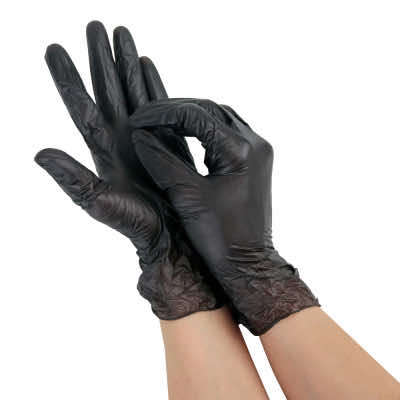 Перчатки-S-нитриловые-неопудренные-черные