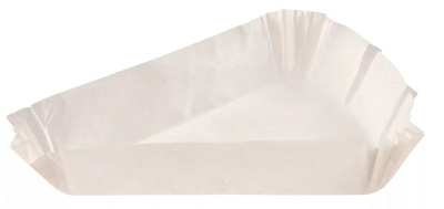 Тарталетка пергам. треугол. 102х102х78 белая ForG