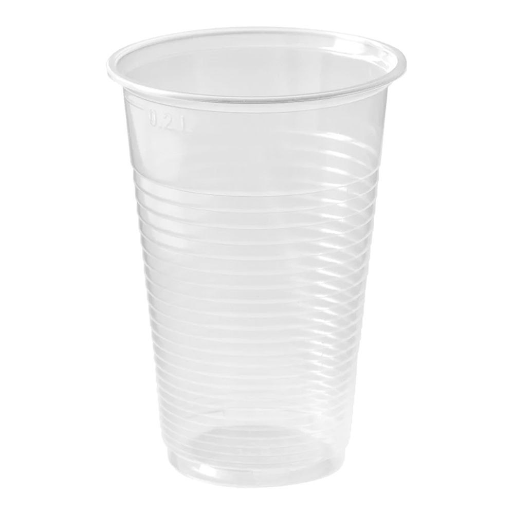 Стакан ПП 200 мл d-70 прозрачный эконом